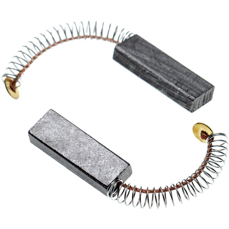 

2x escobillas de carbono 31,7 x 10,8 x 5,8mm reemplaza Makita W49625 para aspiradora - Vhbw