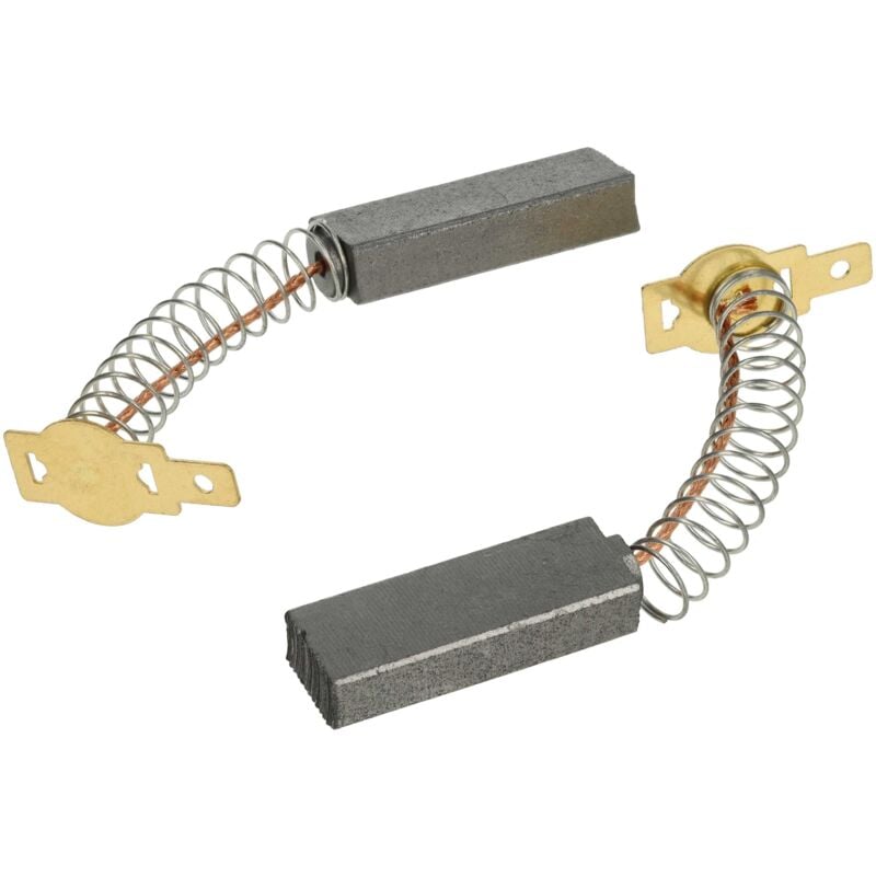 

vhbw 2x Escobillas de carbono, escobillas motor 6,3mm x 11mm x 32mm para aspiradoras, cortadoras, etc