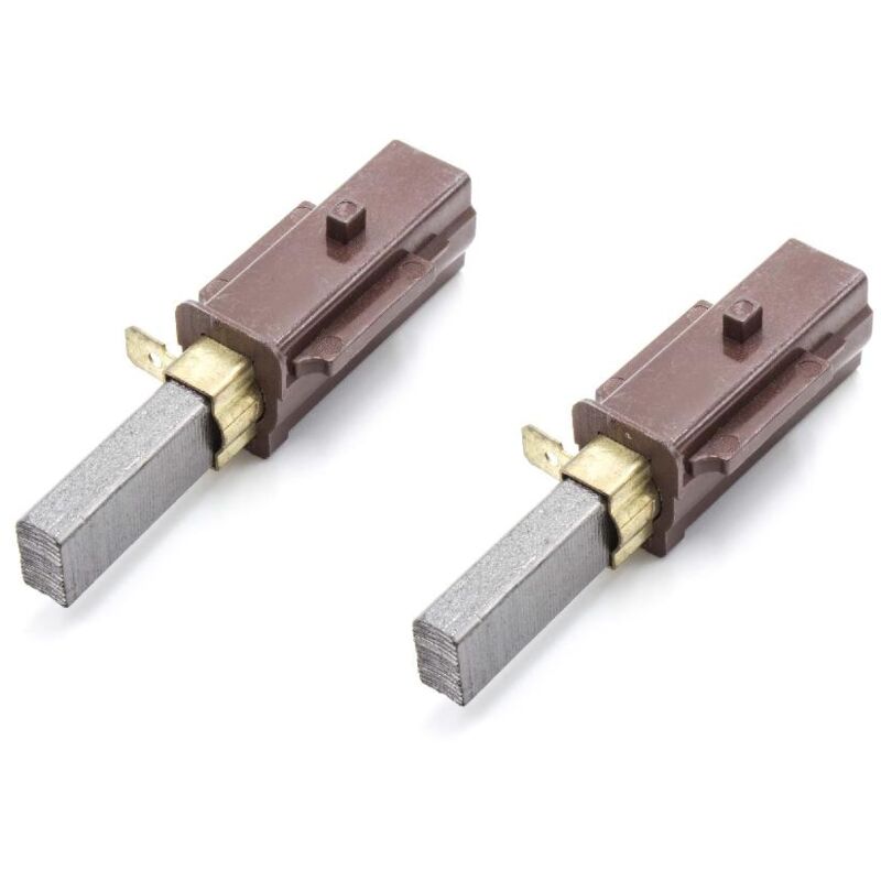 

vhbw 2x escobilla carbón motor carbono con base 6,3x11x33 mm reemplaza Europart 832297 para aspiradora