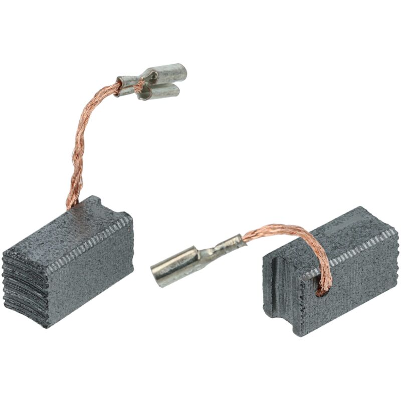 

vhbw 2x Escobillas de carbono, escobillas motor 6,5mm x 8mm x 13mm para herramientas Bosch GWS 7-115 Número de aparato 3601C88 101 hasta 174