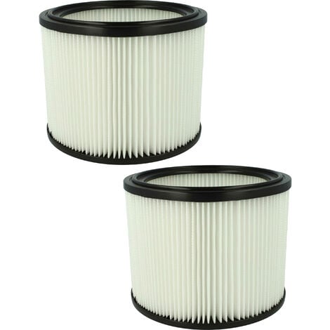 vhbw 2x Filter Element compatible with Flex VCE 26 L MC, VC 26 L MC Wet/Dry Vacuum Cleaner