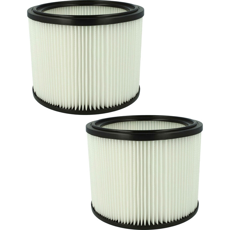 Vhbw - 2X Filter Element Compatible With Scheppach Wovota 2 Wet/Dry Vacuum Cleaner