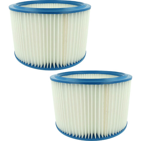 vhbw 2x Filter Element Replacement for Nilfisk 107400562 for Wet/Dry Vacuum Cleaner