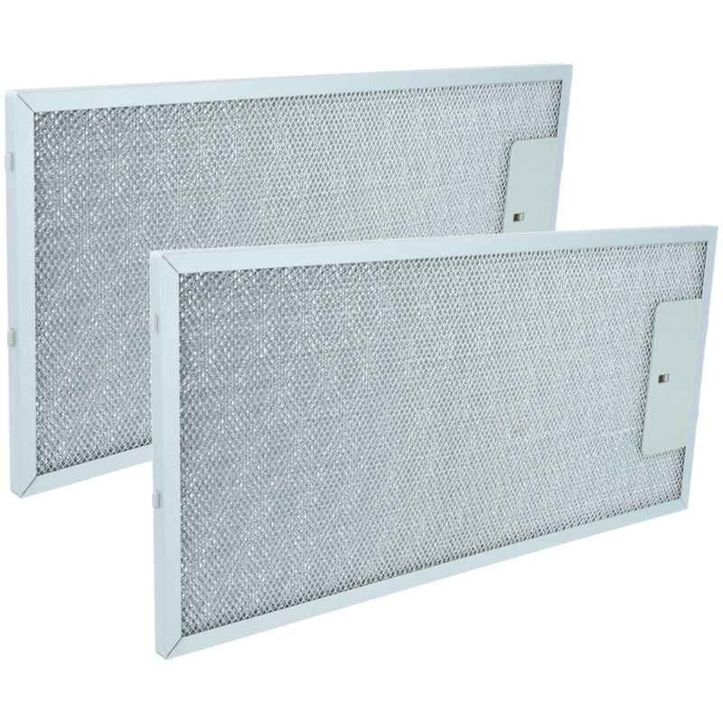 vhbw 2x Metal Grease Filter compatible with Bosch DHI945F2, DHI945F3, DHI945F1, DHI945F4, DHI945F, DHI955F, DHI955F1 Extractor Fan metal