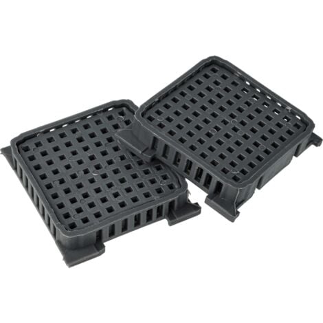 vhbw 2x Filter kompatibel mit Liebherr RBsdd 5250-20A, RBsfc 5220-22A, RBsfc 5220-22B, RBsfd 5221-22A Kühlschrank - Aktivkohlefilter