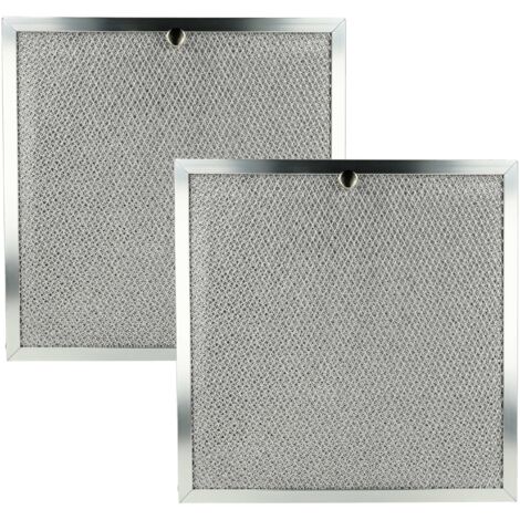 vhbw 2x Filter Metal Grease Filter Replacement for Miele 8259070 for Extractor Fan metal