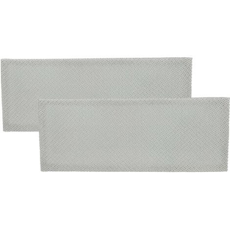 vhbw 2x Filter Metallfettfilter Ersatz für Bauknecht 481948048257 für Dunstabzugshaube - 36,8 x 14,7 x 0,45 cm, Metall