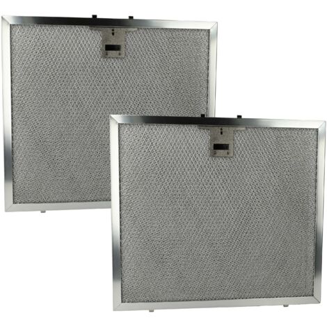 vhbw 2x Filter Metallfettfilter Ersatz für Miele 8257970 für Dunstabzugshaube - 27,3 x 30,6 x 0,9 cm, Edelstahl