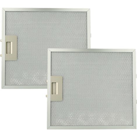 vhbw 2x Filter Metallfettfilter kompatibel mit Whirlpool AKR 886 GY 857888601903 Dunstabzugshaube - 30,7 x 27,8 x 0,85 cm, Metall