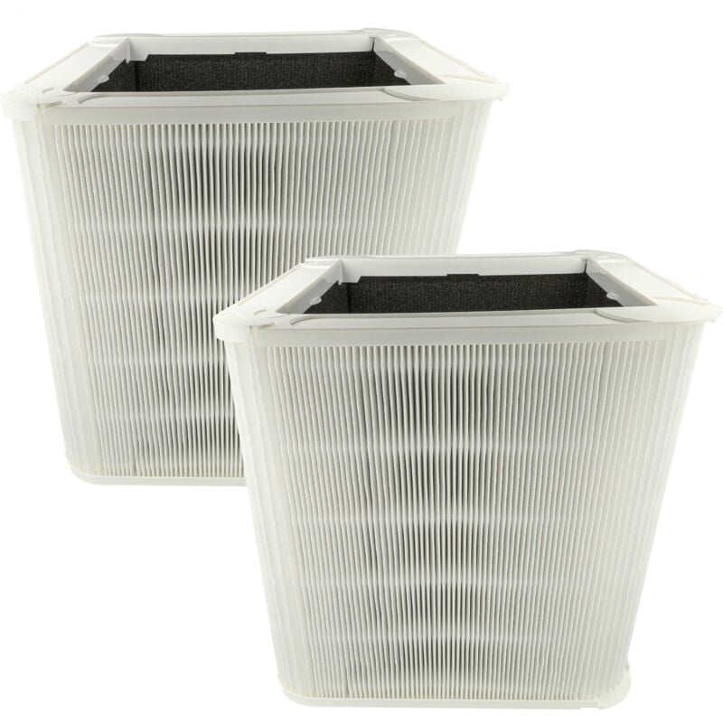 2x Filtre à air compatible avec Blueair Blue Pure Auto211 +, 211+ purificateur - multicouches préfiltre + hepa + charbon actif - Vhbw