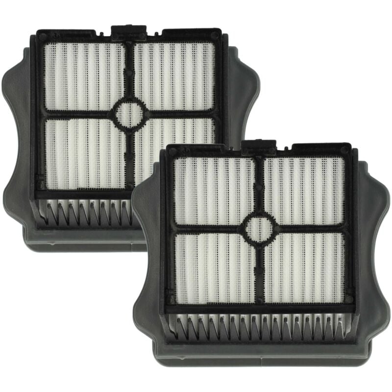 Vhbw - 2x filtre à cartouche compatible avec Tineco Floor One S3 aspirateur à sec ou humide - Filtre plissé, plastique / papier