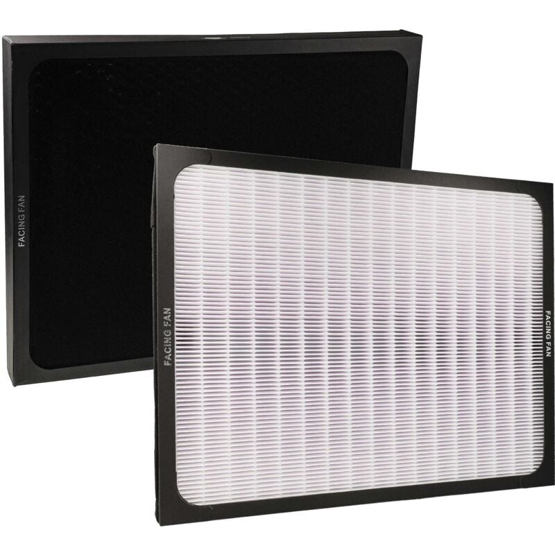 vhbw 2x Filtre compatible avec Blueair Classic 201, 203 Slim, 203C, 203 purificateur d'air - filtre combi, filtre à particules
