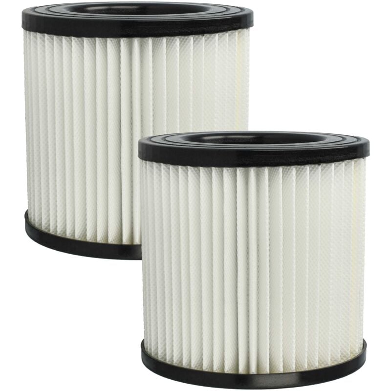 2x filtre compatible avec Scheppach ASP30-ES, ASP30-OES, ASP20, ASP20-ES, asp 30 plus aspirateur - Filtre hepa - Vhbw