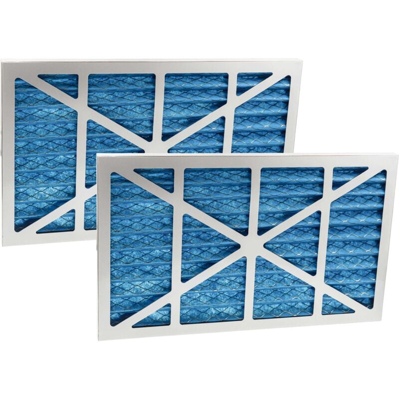 2x Filtre compatible avec Sparmax SB-88 cabine de peinture - Filtre de rechange bleu / argenté / blanc - Vhbw