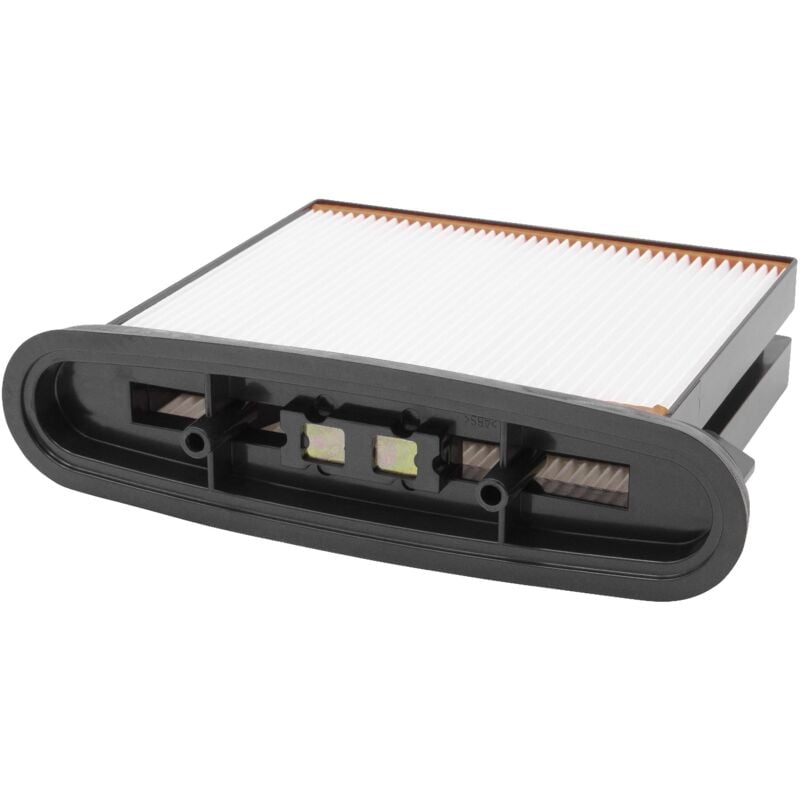 vhbw 2x filtre compatible avec Starmix ISC Batrix L 36-18V, M 36-18V aspirateur - filtre à eau/à plis plats/HEPA noir / blanc / gris