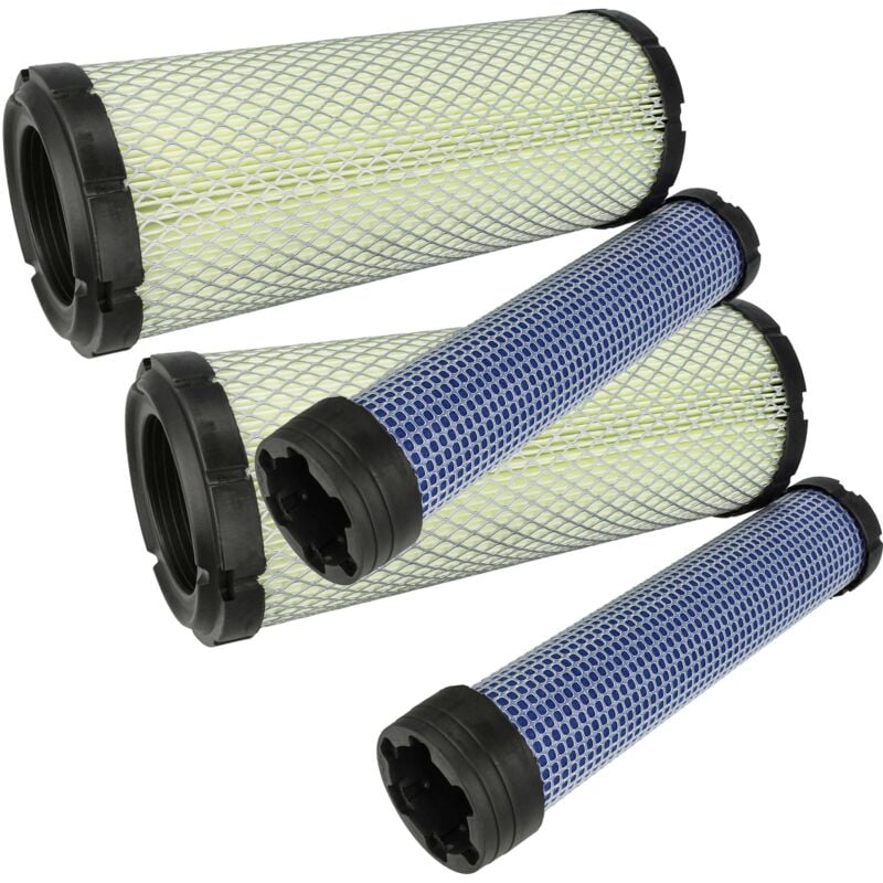 Vhbw - 2x filtre extérieur, 2x filtre interne compatible avec Volvo ec 35 S4L2, ec 25/XT S3L2-63 es, ec 35 D2.2D, D1.6C, ec 35D D1.8A
