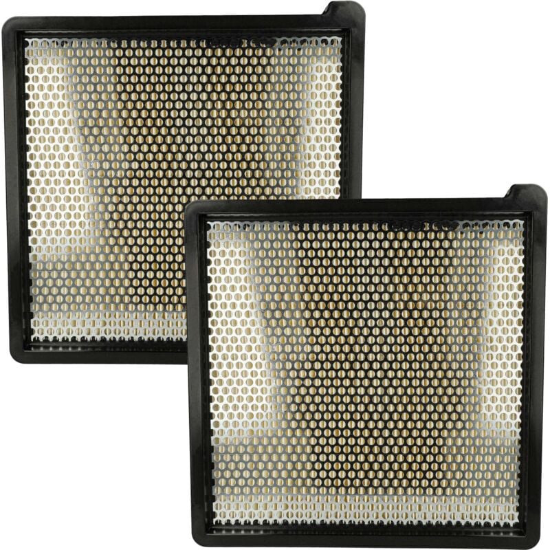 2x filtre plissé plat compatible avec Kärcher km 75/40 wg, km 75/40 w Bp Pack autolaveuse, balayeuse - Filtre à air de rechange - Vhbw