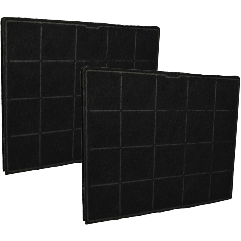 Vhbw - 2x Filtres à charbon actif compatible avec Airforce chili eg 8244 / F35 90 ed, eg 8274 / F38 180, eg 8284 / F54 90 cn hotte aspirante