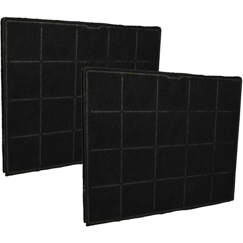 vhbw 2x Filtres à charbon actif compatible avec Airforce EVE F101 M3327, F110 60X90 TSL 875390 AQUILA, F101 90 X ELX hotte aspirante