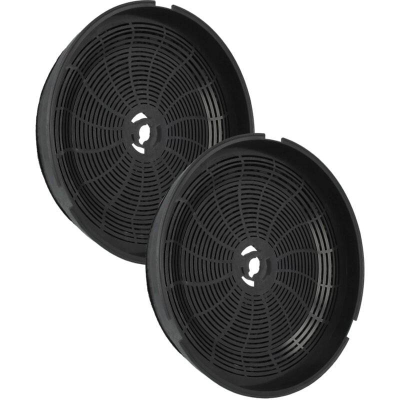 vhbw 2x Filtres à charbon actif compatible avec CDA Caple CGE9/2BL, CGE9/1SS, CGE7SS, CGE7BL, CGE7/2BL, CGE7/1BL, CGE6SS, CGE6BL hotte aspirante
