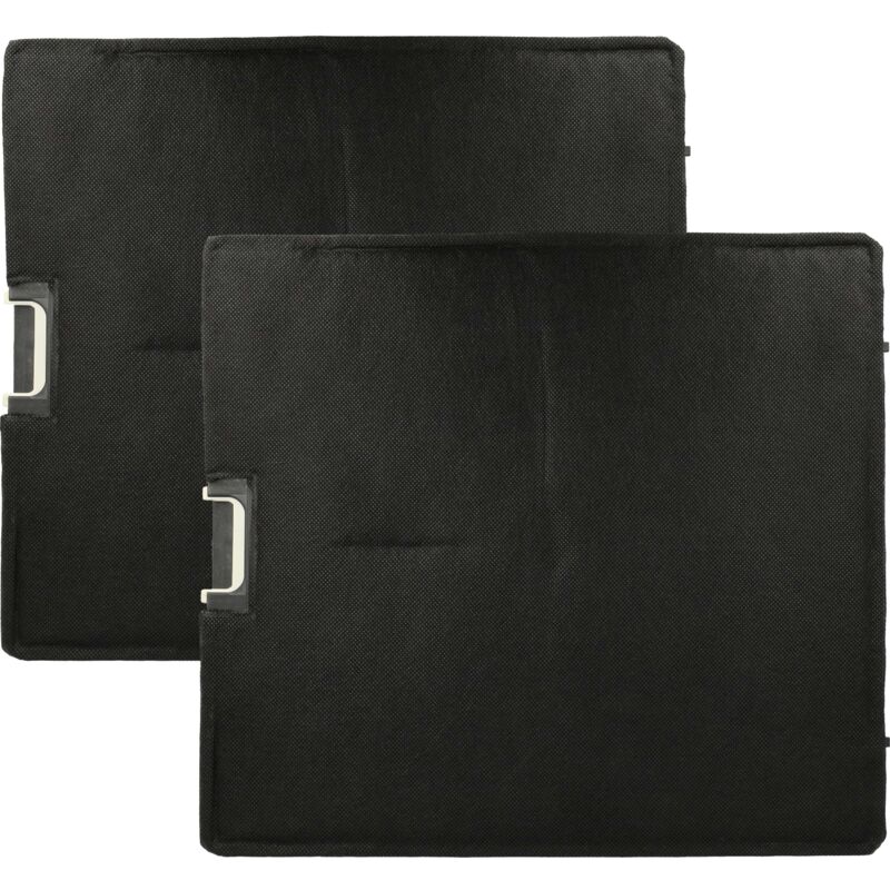 Vhbw - 2x Filtres à charbon actif compatible avec Miele da 6996 w, da 6086 w, da 60x6 w, da 6796 w, da 6096 w hotte aspirante - 34 x 31 x 2,2 cm