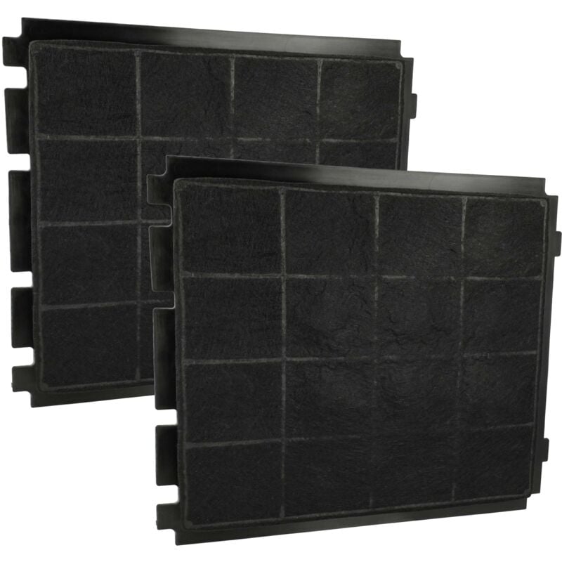 Vhbw - 2x Filtres à charbon actif remplacement pour Airforce AFFCA267, AFCFCA267 pour hotte aspirante