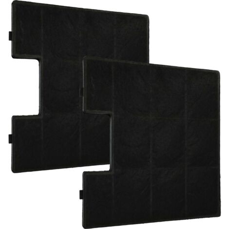 vhbw 2x Filtres à charbon actif remplacement pour Amica KF17147, KF17141 pour hotte aspirante