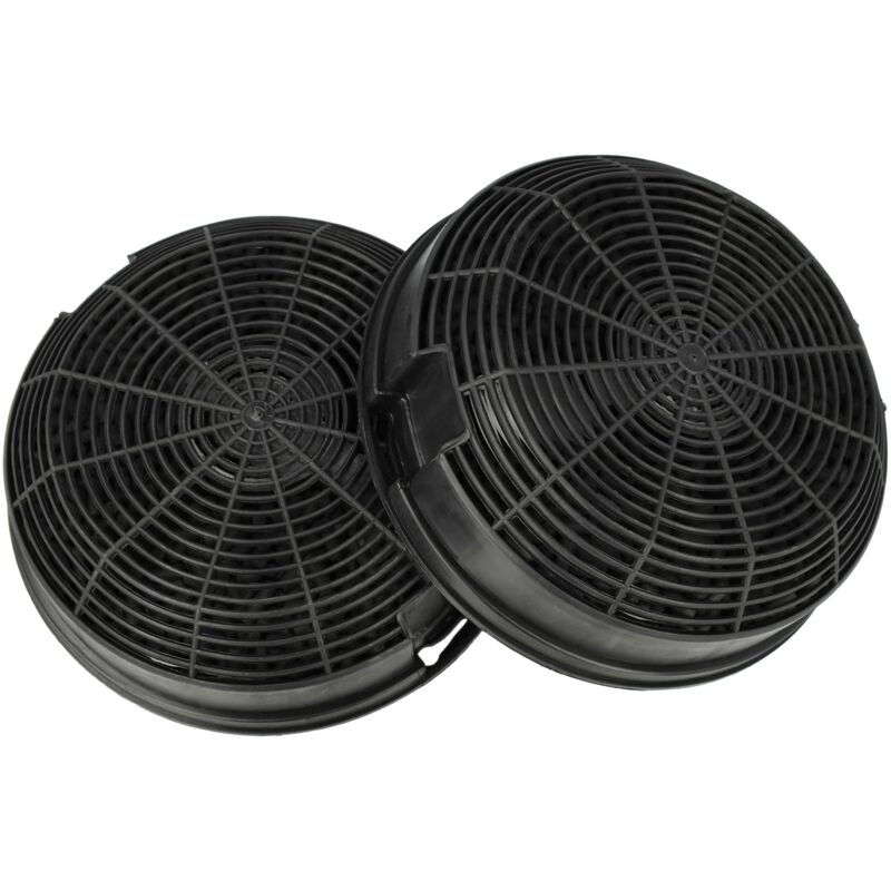 Vhbw - 2x Filtres à charbon actif remplacement pour Ariston C00384662, C00345797, C00382871, C00392856 pour hotte aspirante - 15,3 cm