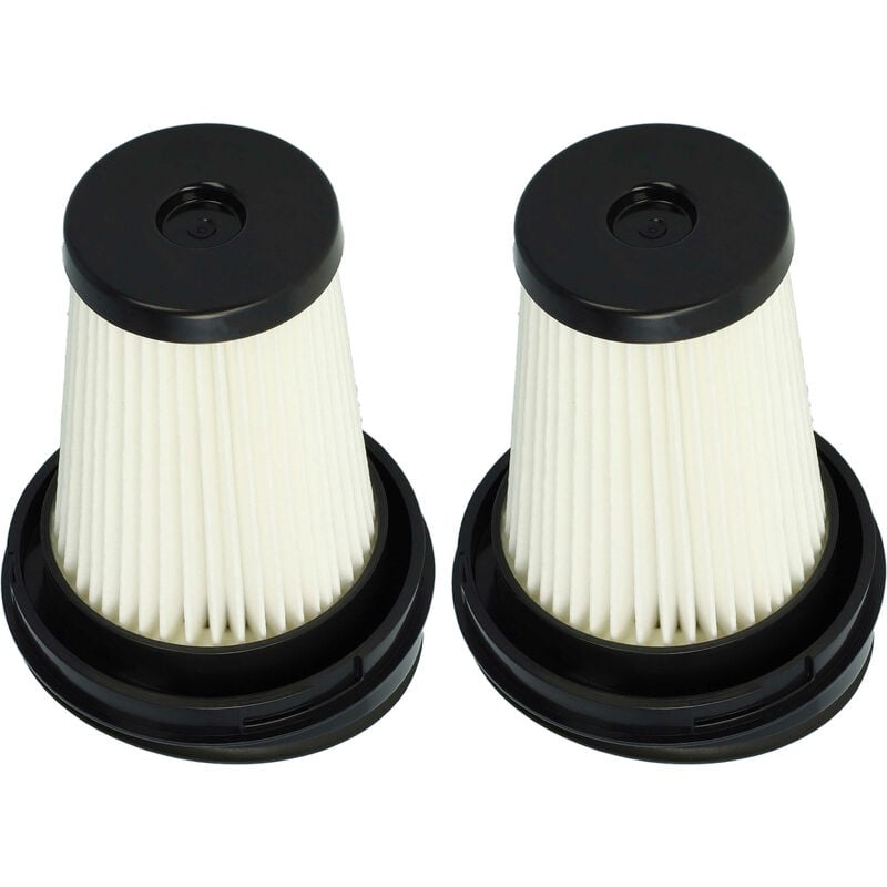 2x Filtres à lamelles compatible avec Grundig Invictus One 1, VCH9629 aspirateur à main - Vhbw