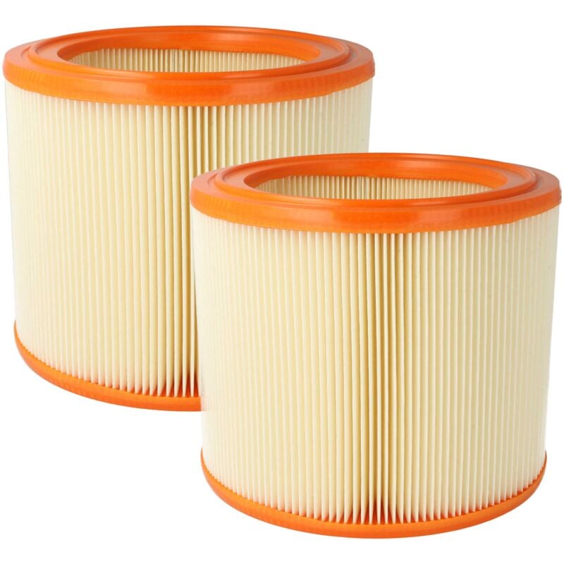 2x Filtres à lamelles remplacement pour Makita W60077 pour aspirateur à main - Vhbw