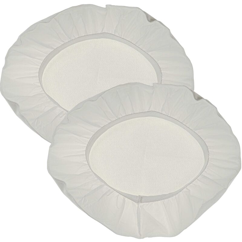 Vhbw - 2x Filtres à membrane compatible avec Kärcher nt 30/1 Tact l, nt 30/1 Tact te l, nt 25/1 Ap aspirateur - Lot de filtres textiles blanc