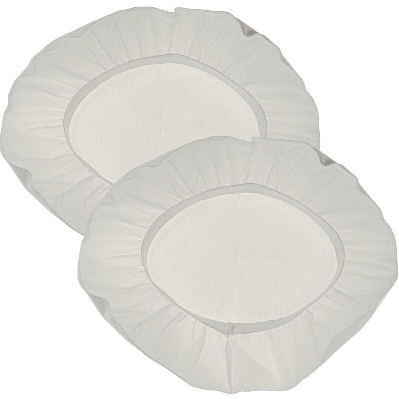 Vhbw - 2x Filtres à membrane compatible avec Kärcher nt 360 Xpert, nt 40/1 tact, nt 40/1 Tact te aspirateur - Lot de filtres textiles blanc