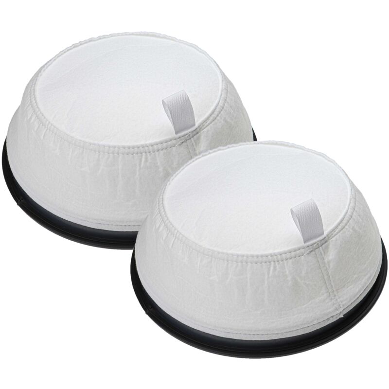 2x Filtres à sac compatible avec Taski Bora S5.1 aspirateur à sec - Filtre de rechange noir / blanc - Vhbw