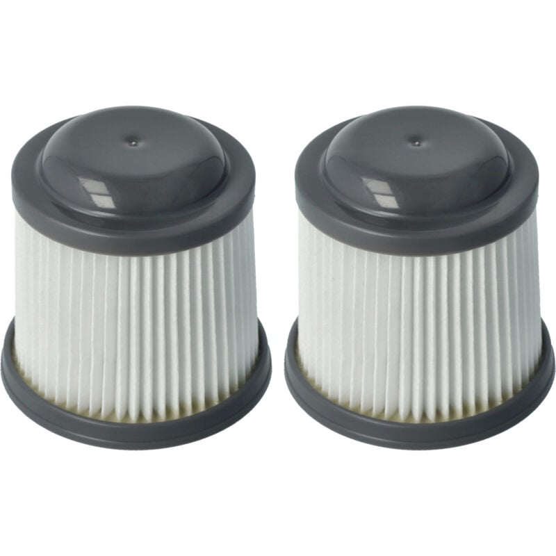 Vhbw - 2x filtres à cartouche compatible avec Black & Decker Dustbuster Pivot PD1020, PD1020L, PD1420, PD1420LP, PD1820, PD1820L aspirateur