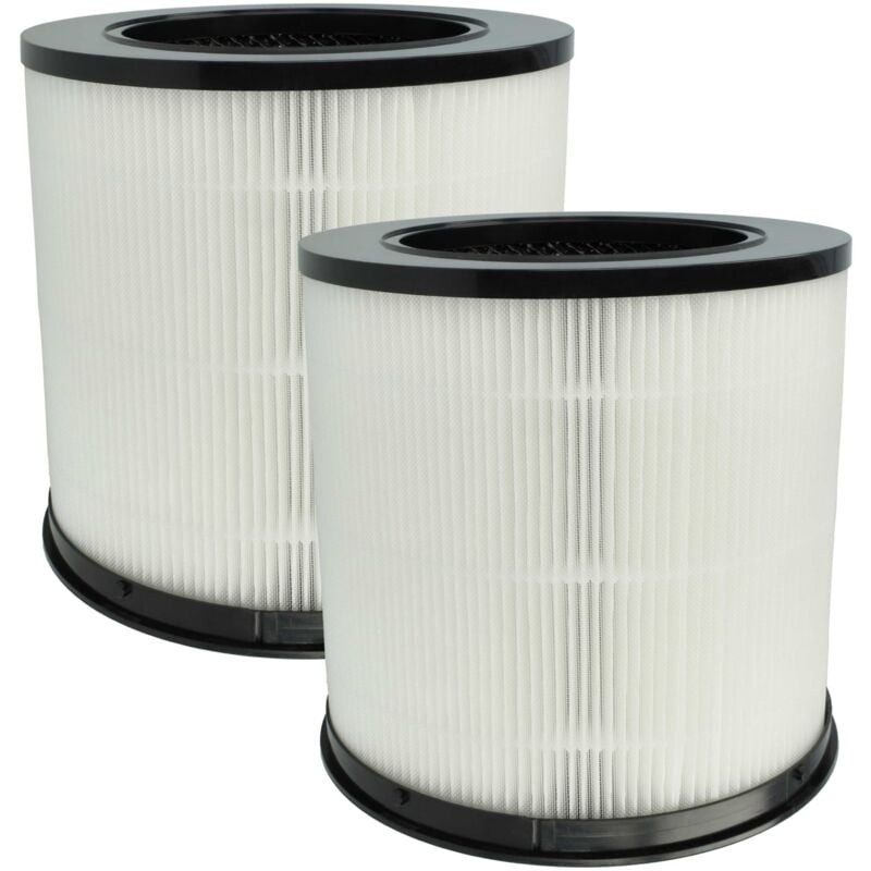 2x Filtre à air compatible avec Xiaomi Smart Air Purifier 4 Compact purificateur - multicouches préfiltre + hepa + charbon actif - Vhbw