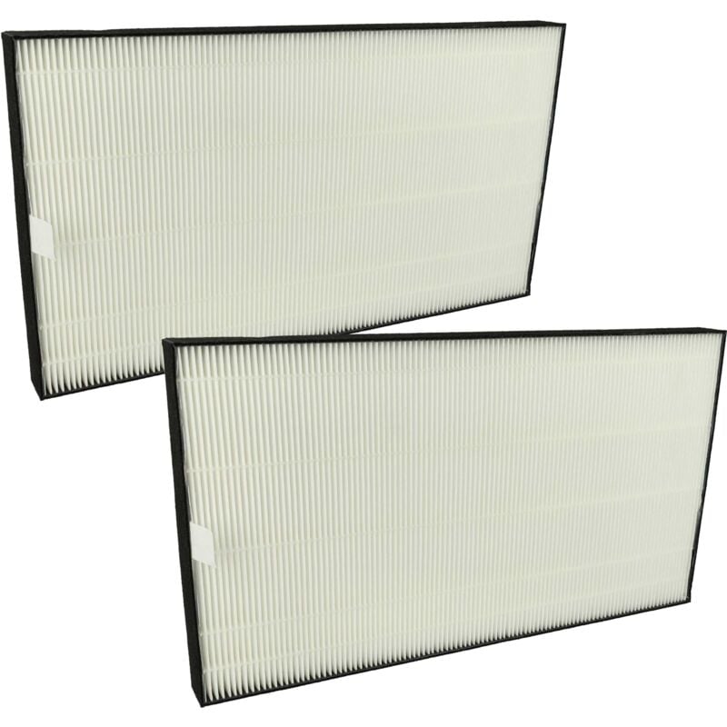 Vhbw - 2x Filtres hepa H13 compatible avec Sharp KC-D40EUW, KC-F32, KC-D50EUW, KC-G40EUW, KC-G40EUH, KC-D40EUB purificateur d'air - Filtre de rechange