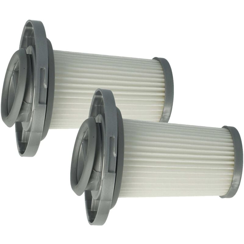 Vhbw - 2x Filtres séparateurs compatible avec Rowenta X-Force Flex 8.60 Allergy RH9611WO aspirateur - Filtre de rechange, lavable gris / blanc
