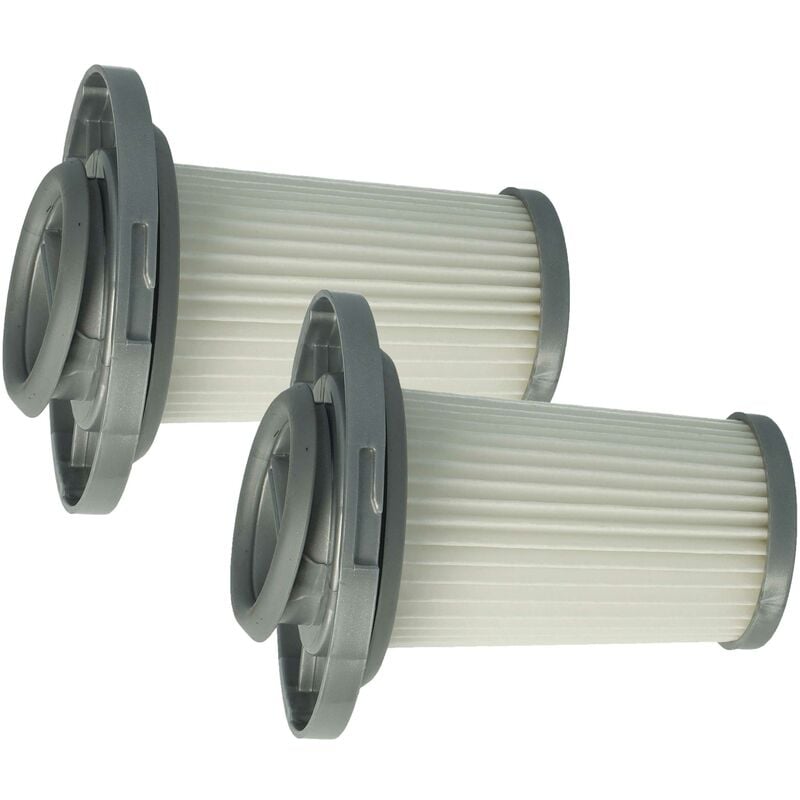 Vhbw - 2x Filtres séparateurs compatible avec Rowenta X-Force Flex 8.60 Allergy RH9639WO aspirateur - Filtre de rechange, lavable gris / blanc