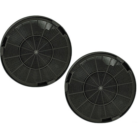 vhbw 2x filtro a carboni attivi compatibile con Franke 110.0389.104, 110.0389.106, 110.0459.328, 110.0459.330, 110.0459.431 cappe aspiranti - 19,6 cm