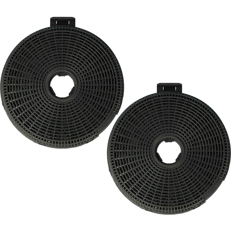 Image of 2x filtro a carboni attivi compatibile con Teka dg 985, DG3 90, DG3 60, DG3 60 glas, DG3 90 glas, DH2, DG3 985 isla cappe aspiranti - 20 cm - Vhbw