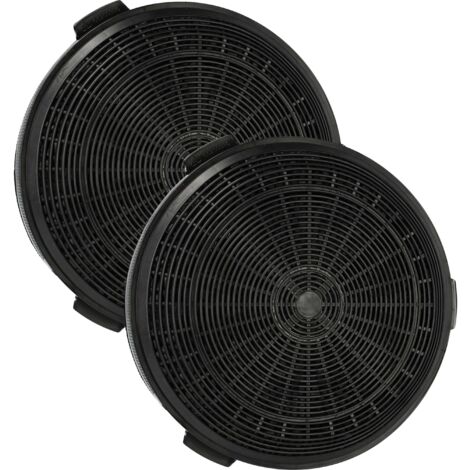vhbw 2x filtro a carboni attivi sostituisce Electrolux E251005 per cappe aspiranti - 18,85 cm