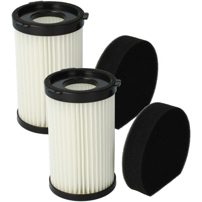 Image of 2x filtro a lamelle compatibile con Ariete ERP2, Hand Force rbt, Handyforce aspirapolvere portatile, scopa elettrica - Incl. filtro in spugna - Vhbw