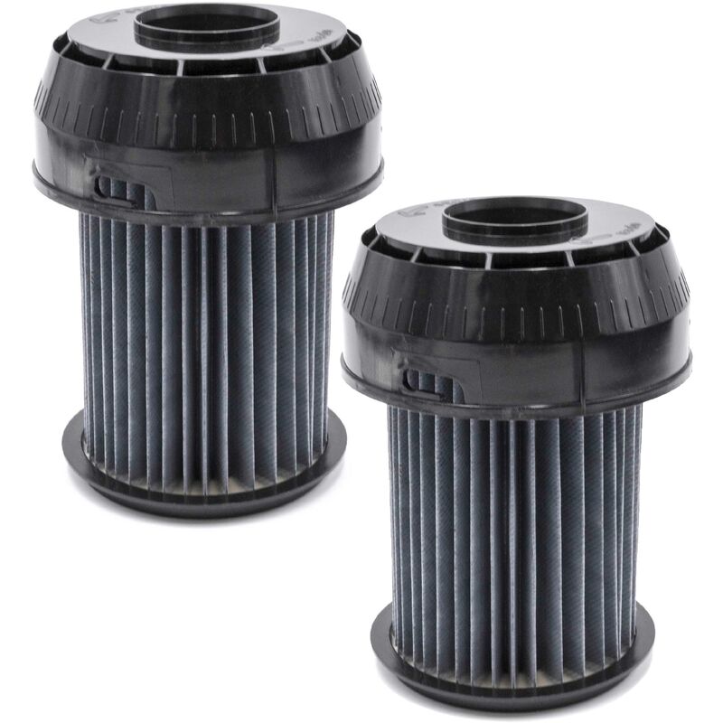 Image of Vhbw - 2x filtro a pieghe piatte compatibile con Bosch bgs 614 M102, 618 M1, 6220 GB/01, 6225 GB/01, 6225, 61842, 62232 aspirapolvere - Cartuccia