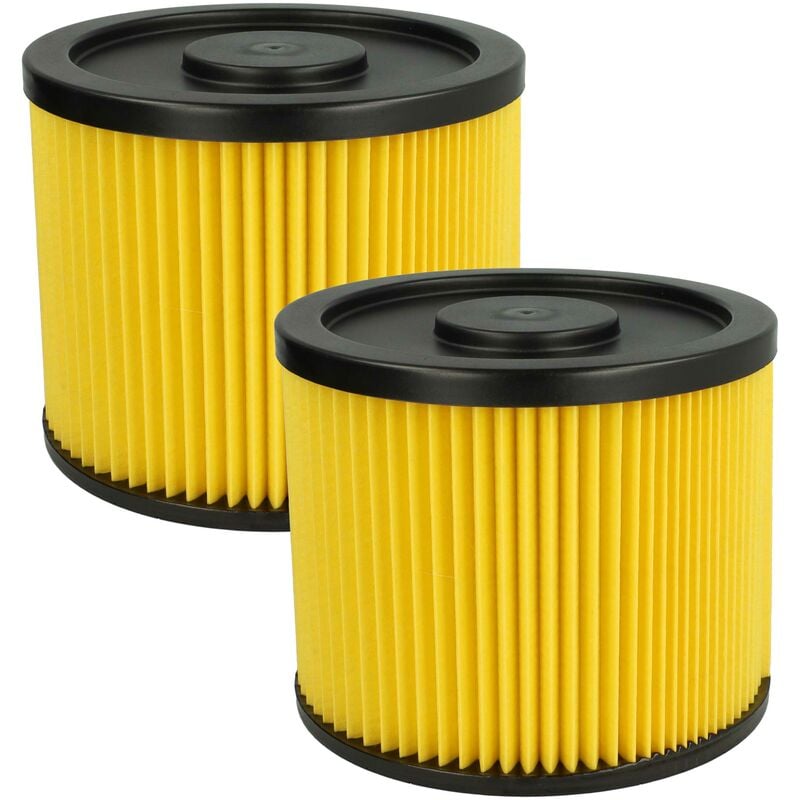 Image of Vhbw - 2x filtro a pieghe piatte compatibile con Einhell Duo 30, Duo 1250, Duo 1300 a, bt-vc 1500 sa 5, Inox 1250, Inox 1450, Inox 1100 aspirapolvere