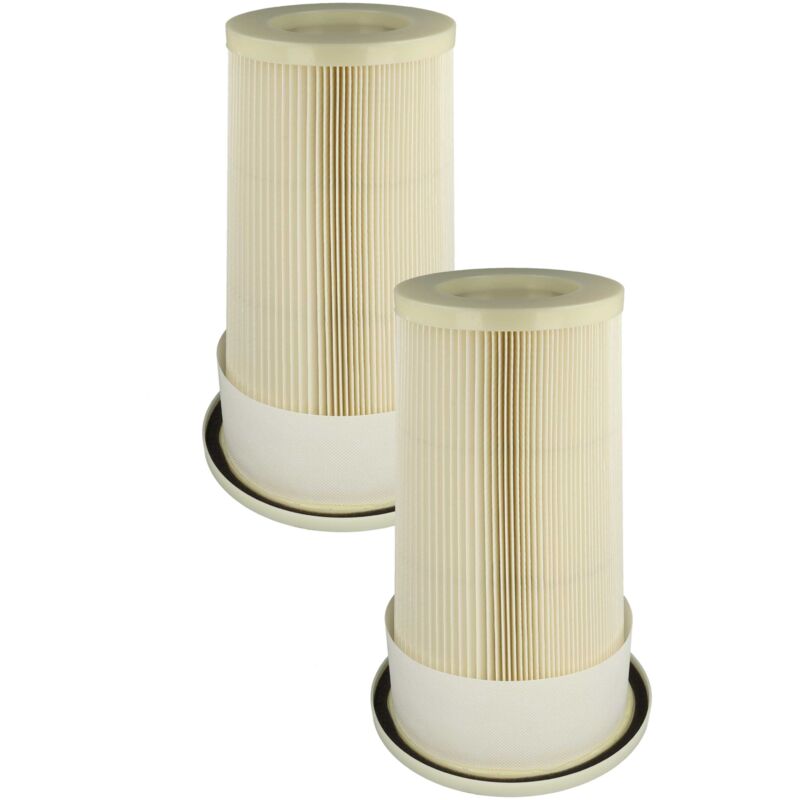 Vhbw - 2x filtro a pieghe piatte sostituisce