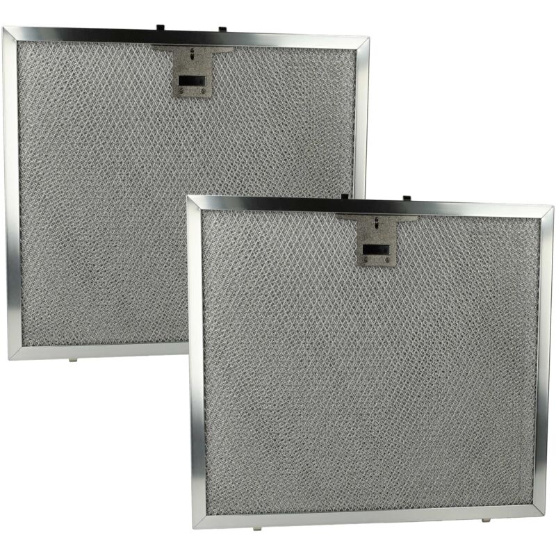 Image of 2x filtro Anti-Grasso sostituisce Miele 8257970 per cappa da cucina - 27,3 x 30,6 x 0,9 cm, acciaio inox - Vhbw