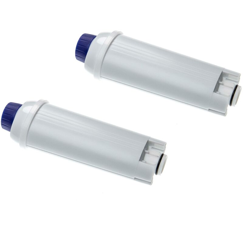 Image of 2x filtro dell'acqua compatibile con DeLonghi ecam 23.420.SB, ecam 23.420.SBL macchina da caffè automatica, macchinetta per espresso - bianco / blu