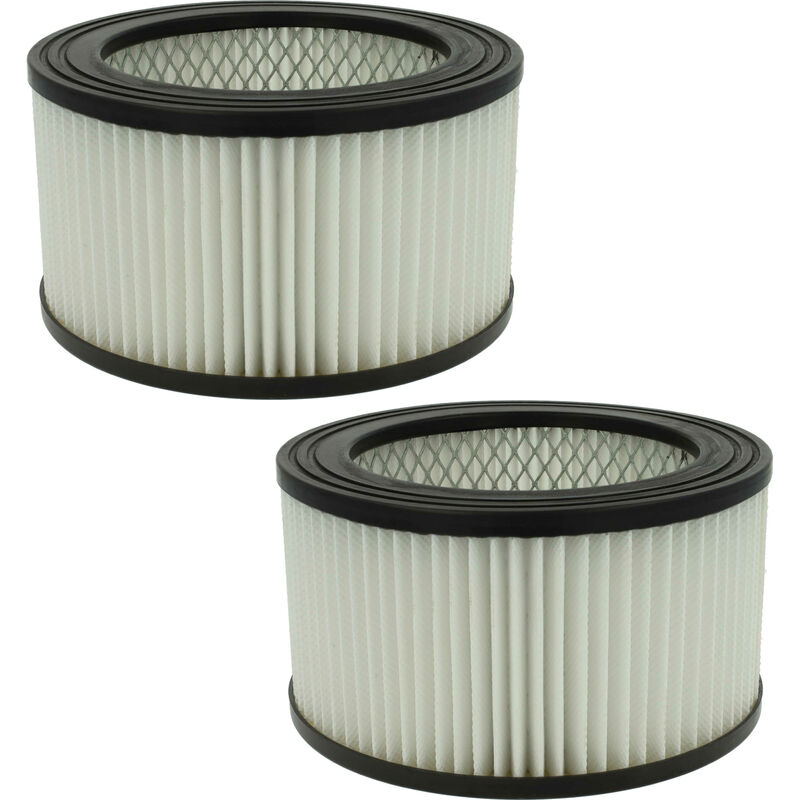 Image of Vhbw - 2x filtro compatibile con Dicogar 1200W aspiracenere - Filtro hepa anallergico