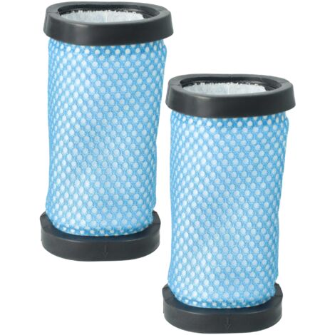 vhbw 2x filtro compatibile con Hoover DS22OFG 001, DS22PTG 001, DS22PTGC 001, DS22PTGI 001 aspirapolvere - Filtro aria di scarico, nero / bianco