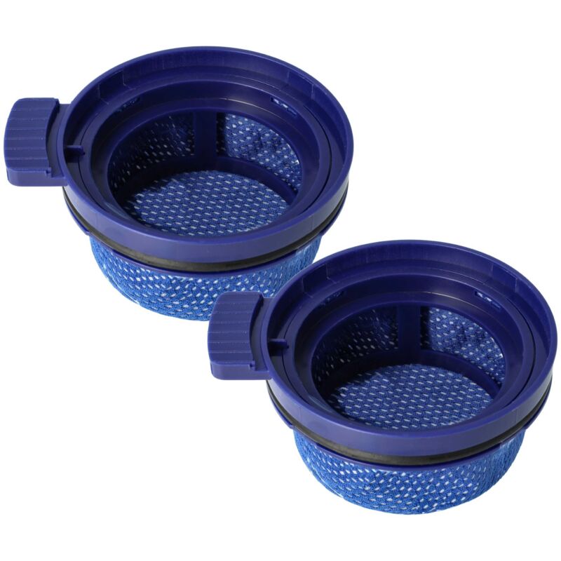 2x Filtro compatible con Samsung Bespoke Jet VS20A95823W/SA, VS20A958FWN, VS20A95823N/SA aspiradora - Filtro de aire de salida, azul - Vhbw
